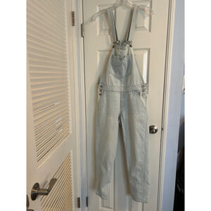 Hollister Light Wash Denim Overalls